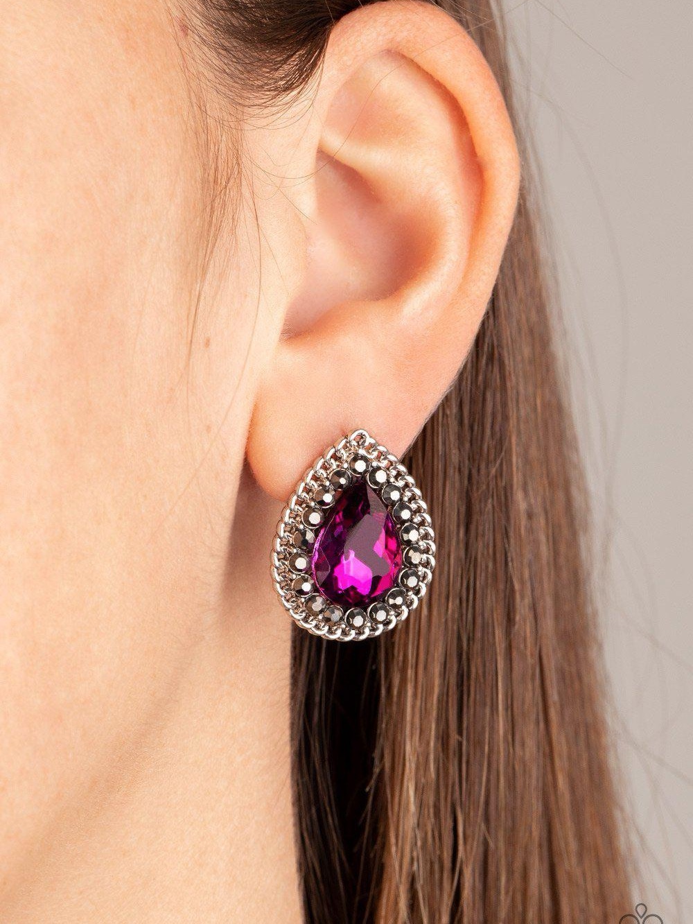 NWT Debutante Debut Pink Earrings- paparazzi